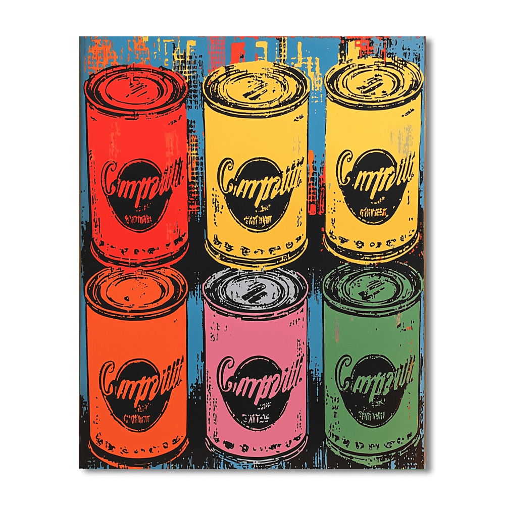 Andy Warhol Inspired Warhol's Urban Pop  Painting By Numbers Kit