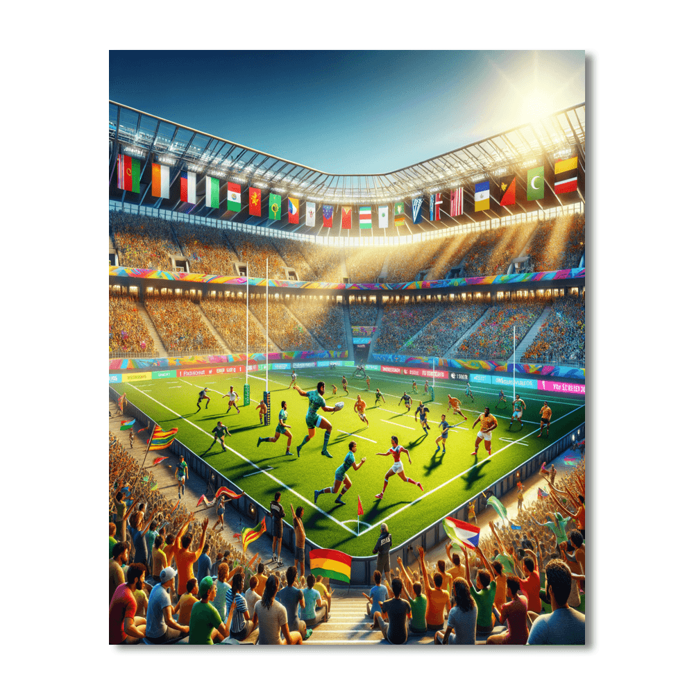 Rugby World Cup Sevens Painting By Numbers Kit