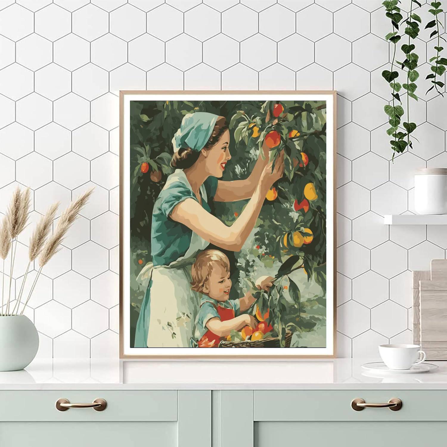 Harvest Of Motherly Love DIY Paint By Numbers