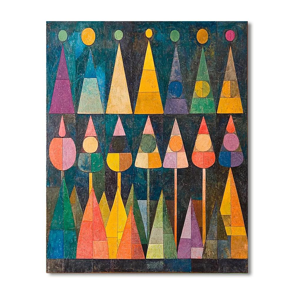 Paul Klee Inspired Childlike Wonder  Paint By Number
