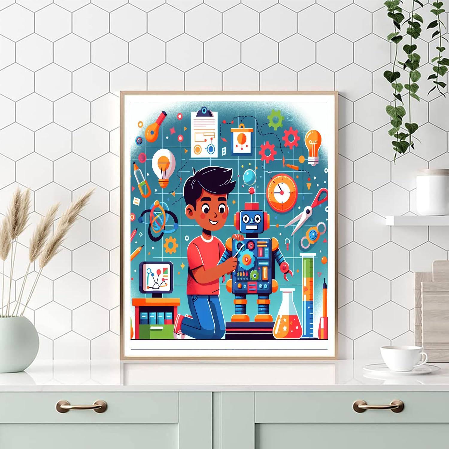 Robotics Innovator Lab Paint By Number