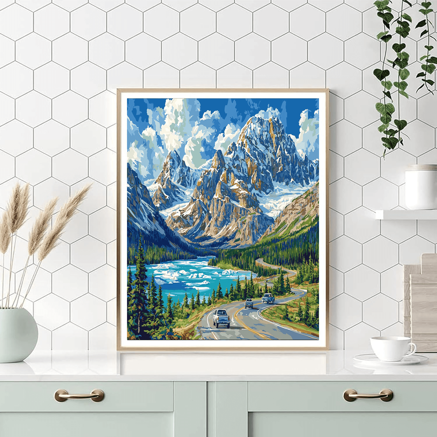 Icefields Parkway Paint By Numbers