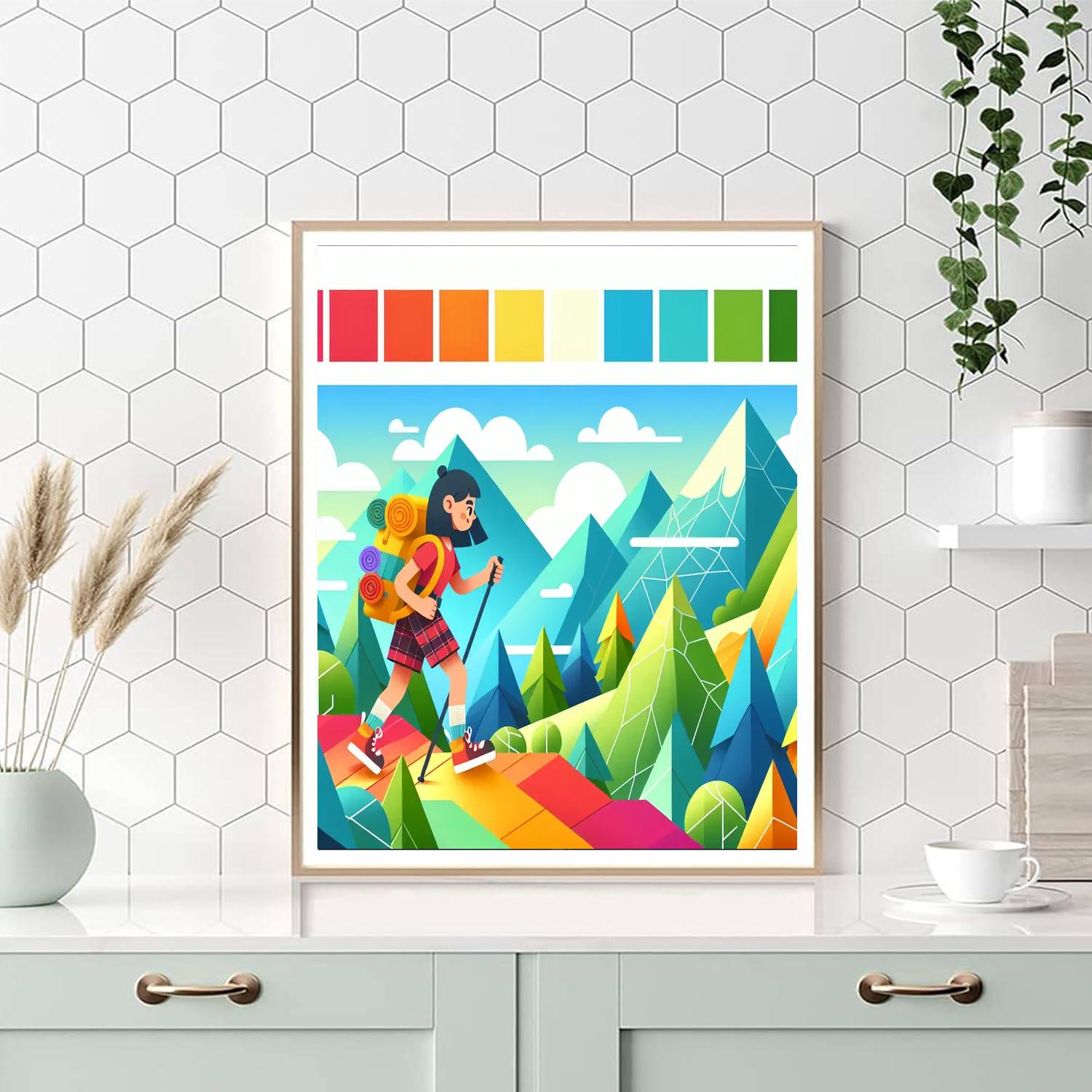 Mystical Mountain Trek Paint By Numbers Kits