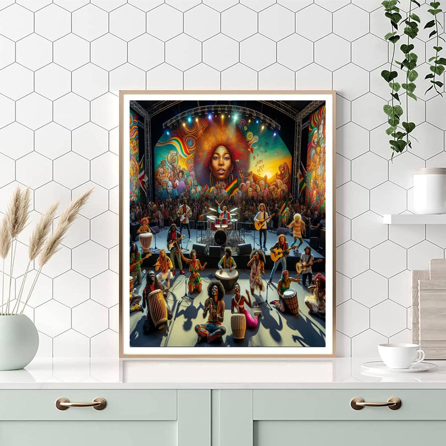 The Harare International Festival Of The Arts Paint By Numbers Art