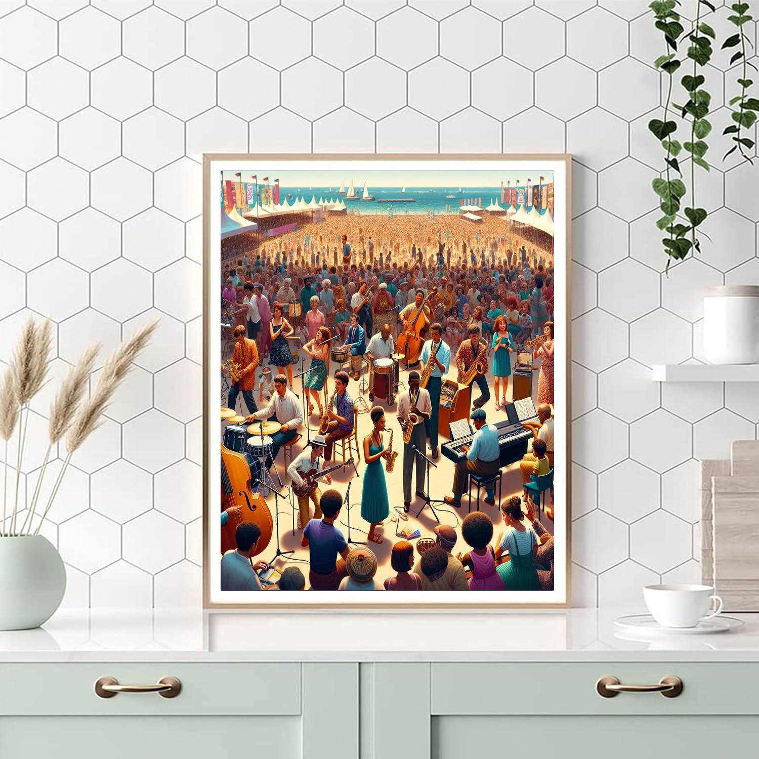 North Sea Jazz Festival Paint By Number