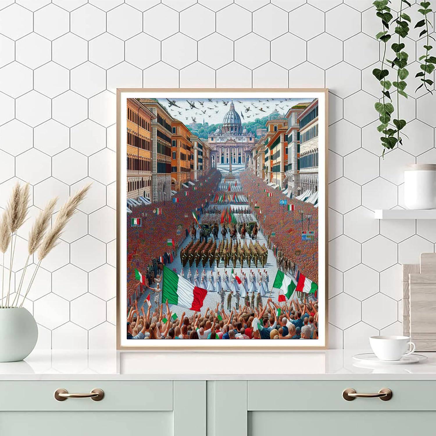 Festa Della Repubblica - Rome, Italy Paint By Number