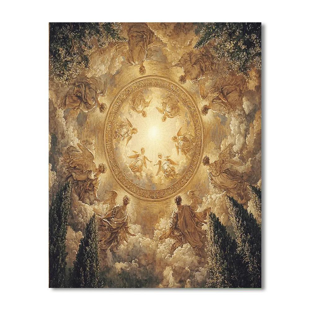 Raphael Inspired Raphael's Divine Symphony  Numbered Painting Kits