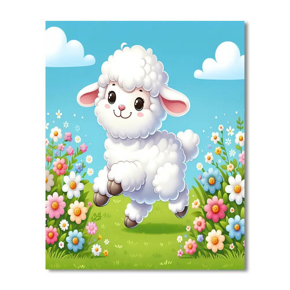 Giggling Lamb Paint By Color