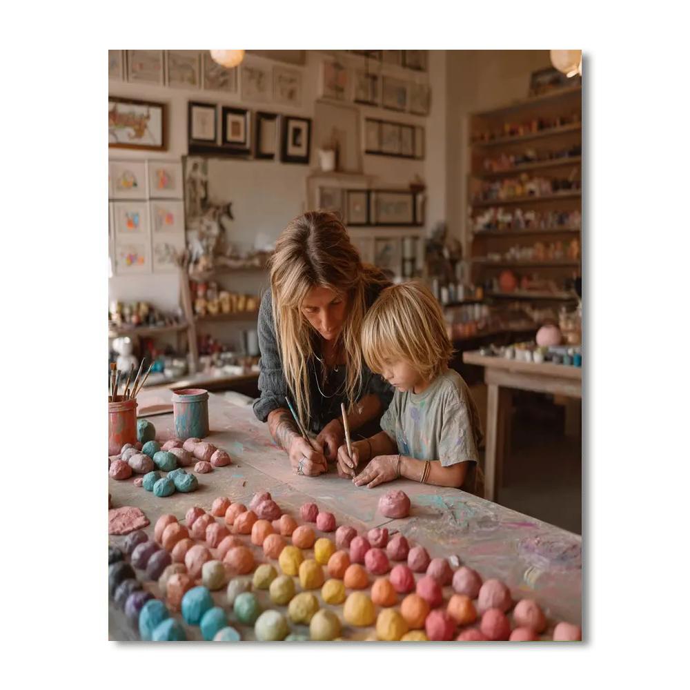 Creative Clay Days Paint By Numbers Kits