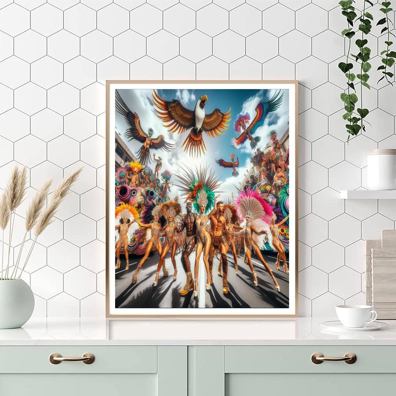 Carnival Of Santa Cruz De Tenerife - Tenerife, Spain Number Painting