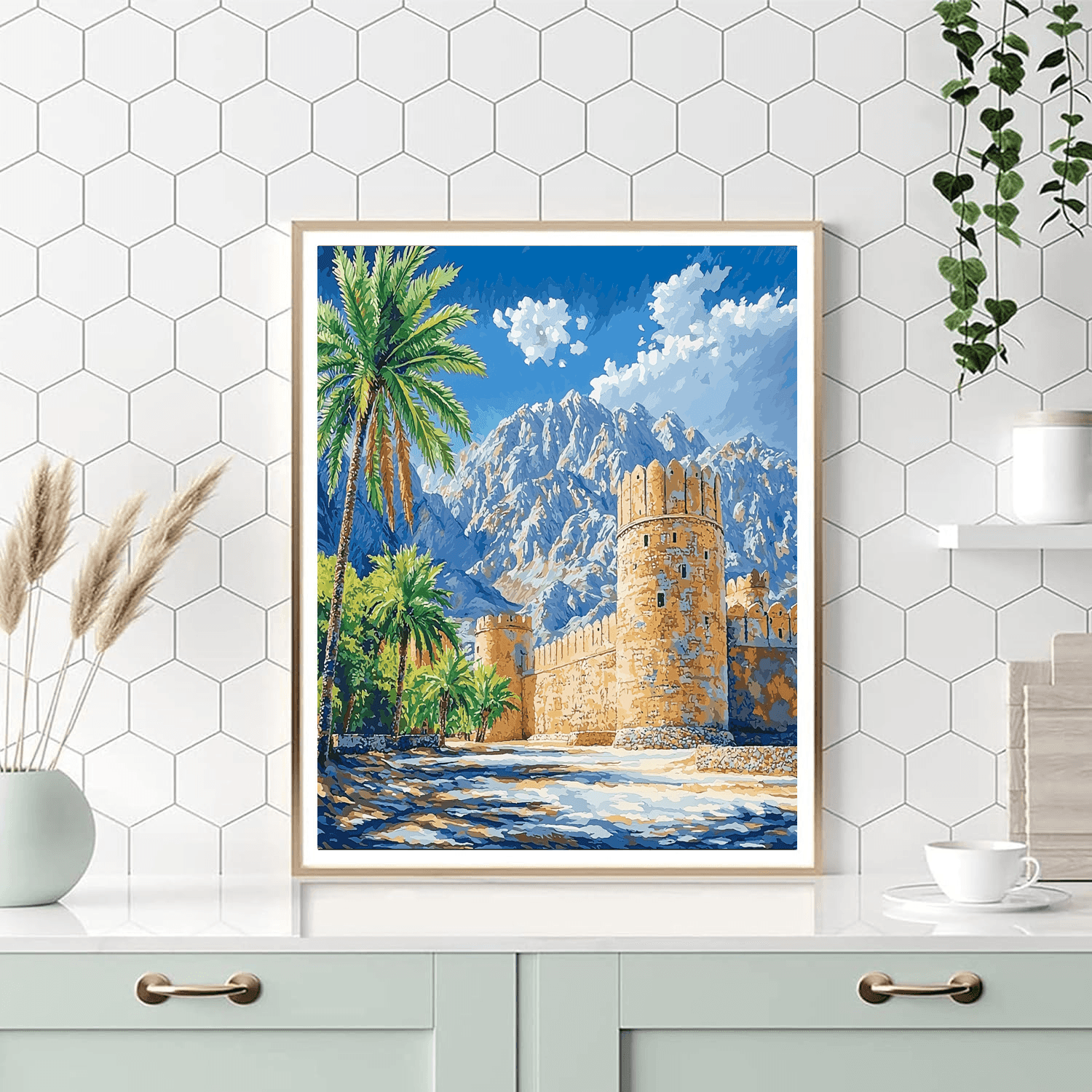 Nizwa Fort Painting By Numbers Kit