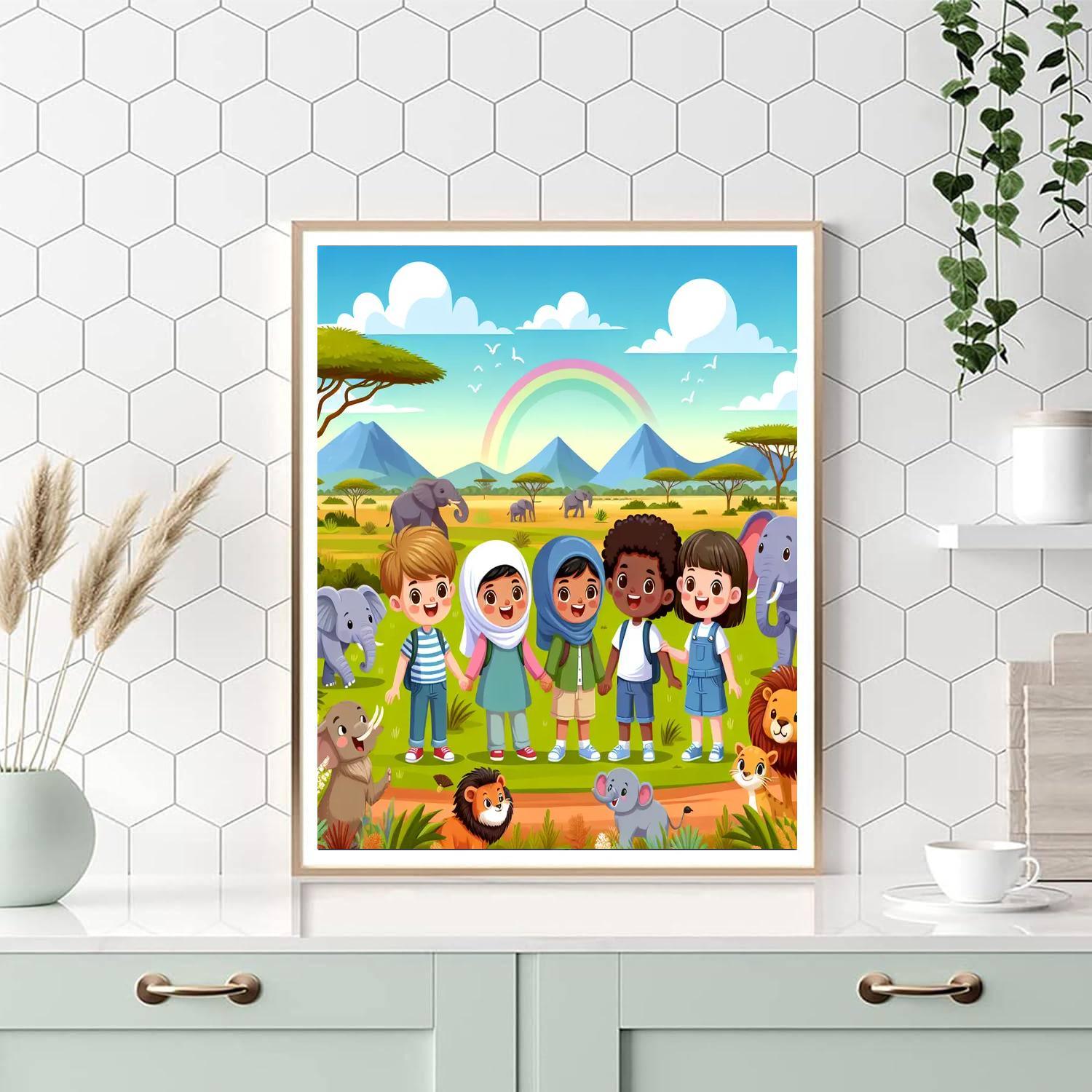 Exciting Animal Adventures Paint By Numbers Kits
