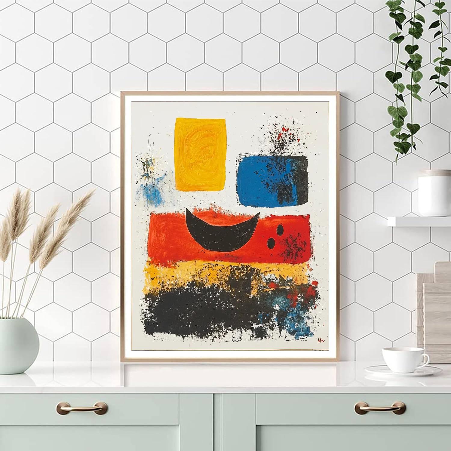 Joan Miró Inspired The Journey Within  Painting Number Kit