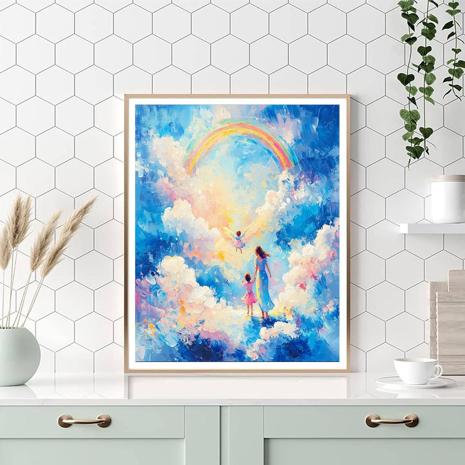 Adventure Awaits In The Clouds Number Painting