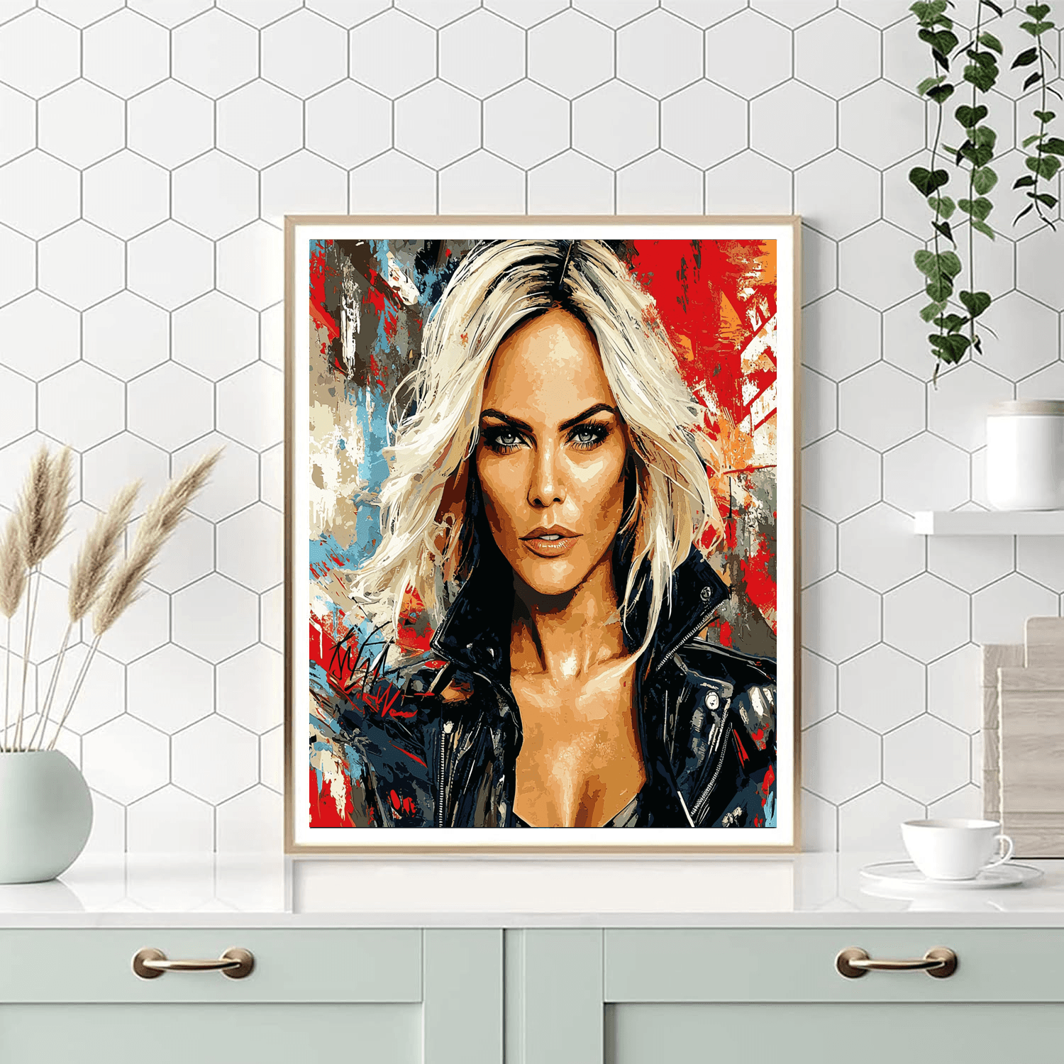 Charlize Theron: The Unstoppable Force Of Reinvention Painting By Numbers Kit