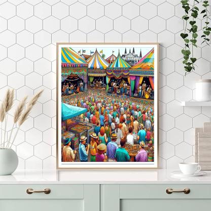 New Orleans Jazz & Heritage Festival - New Orleans Paint By Numbers Art