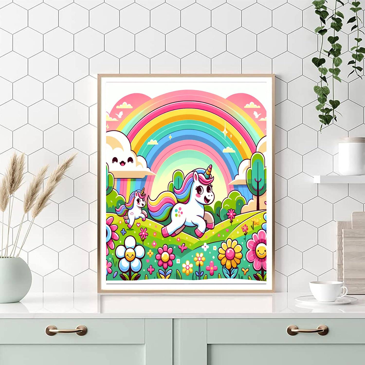 Unicorn Meadows Magic Paint By Number