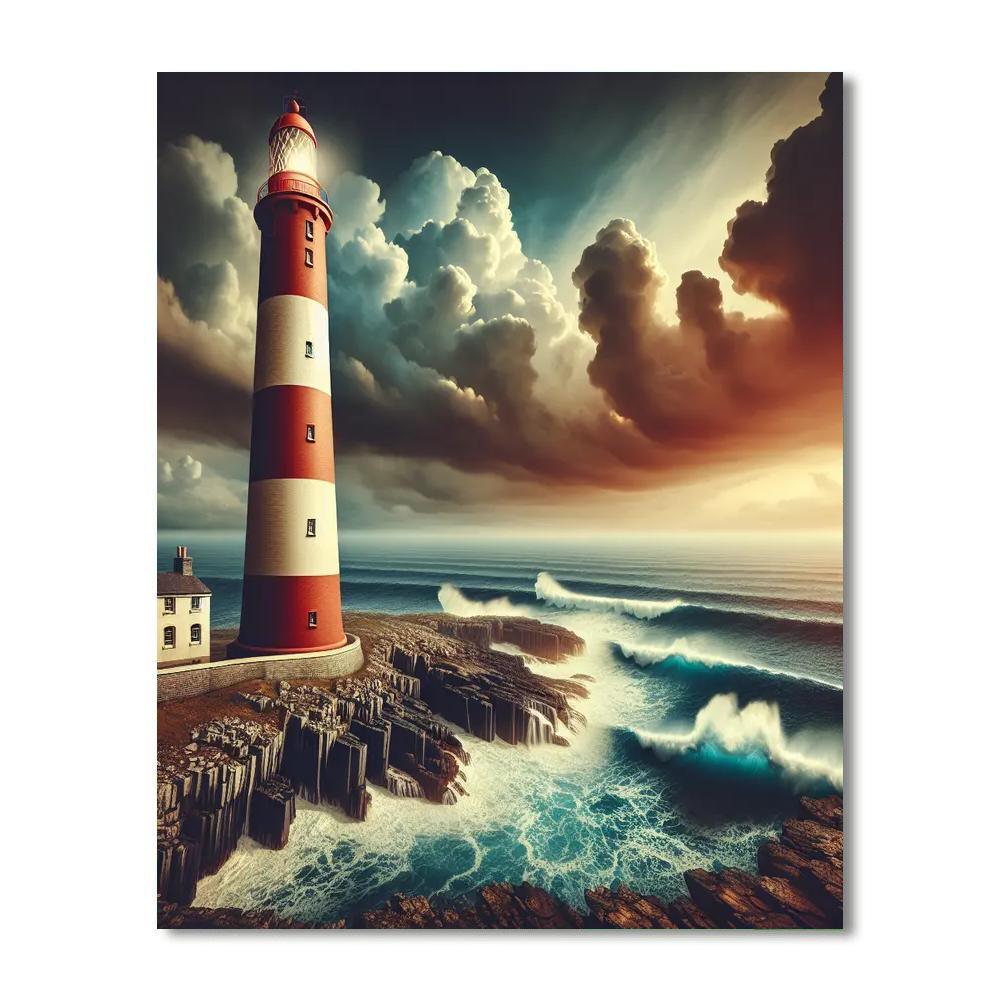 Coastal Lighthouse Watch Numbered Painting Kits