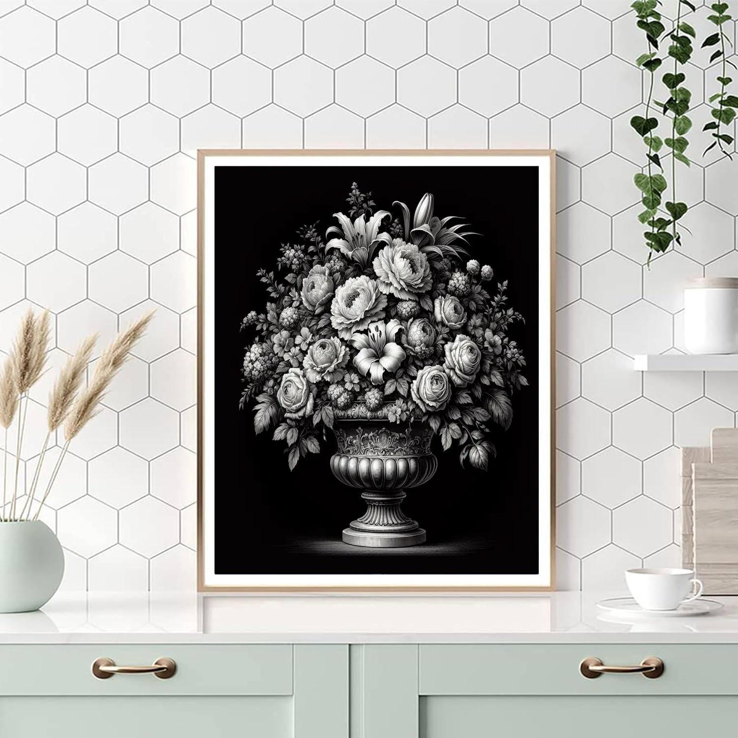 Victorian Floral Opulence Paint By Numbers