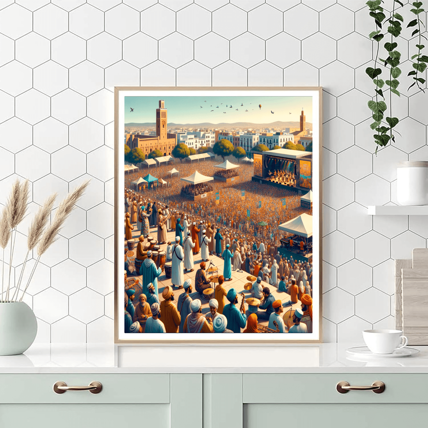 Mawazine Festival - Rabat, Morocco Painting By Numbers Kit