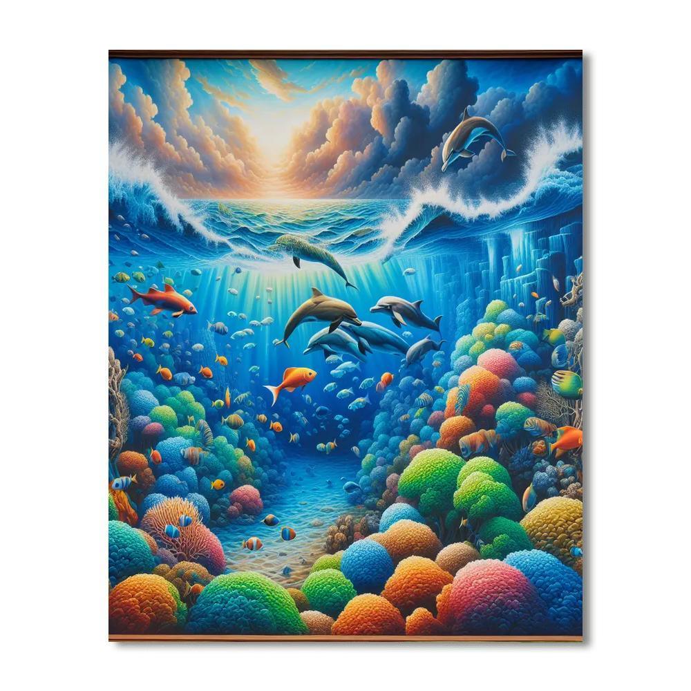 Vibrant Ocean Life Paint By Numbers