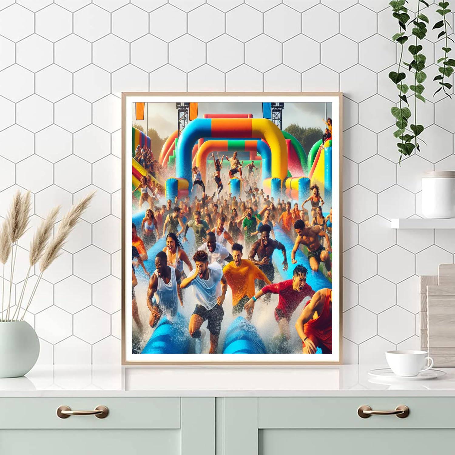 Wipeout Challenge - United States Paint By Numbers Kits