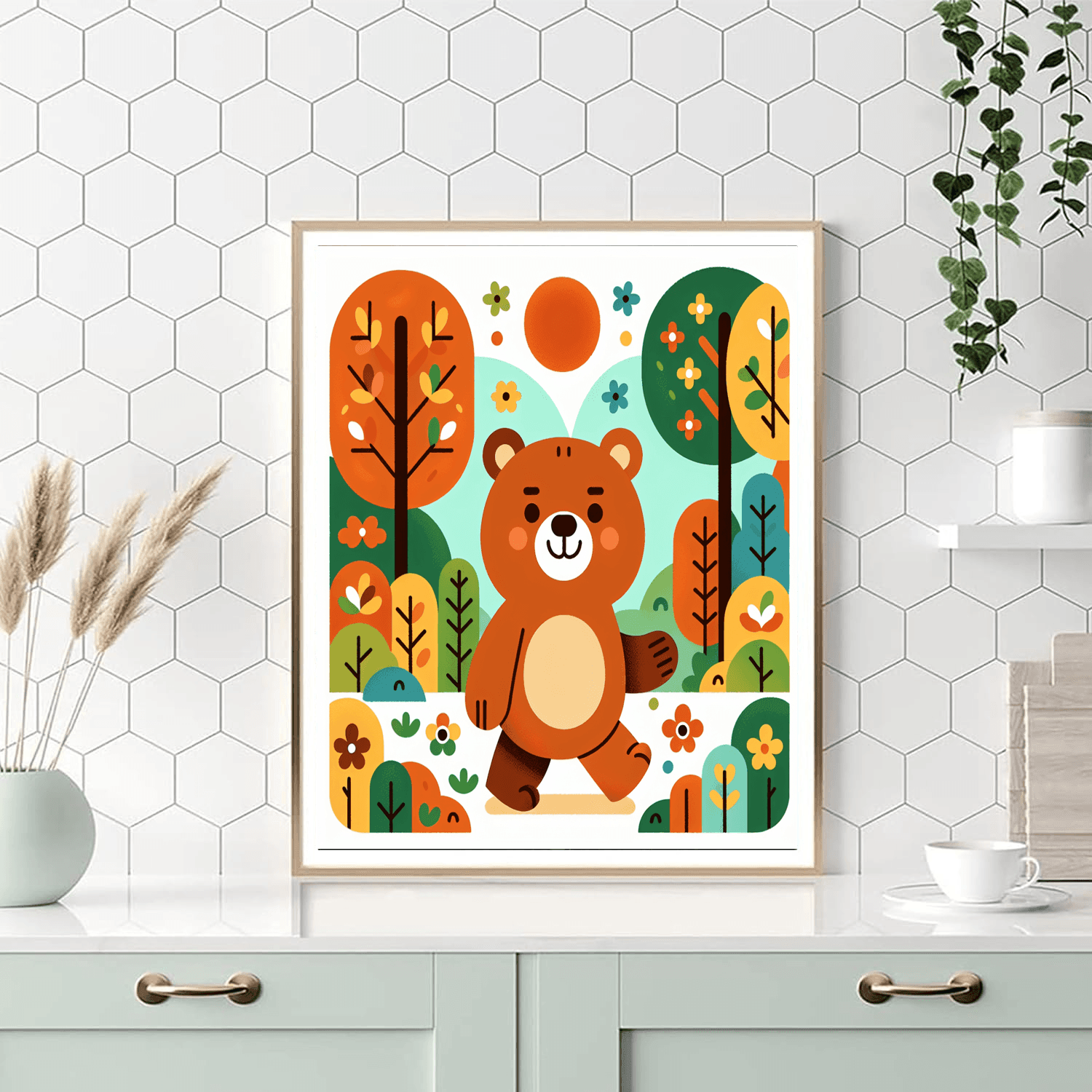 Adventurous Little Bear Paint By Numbers
