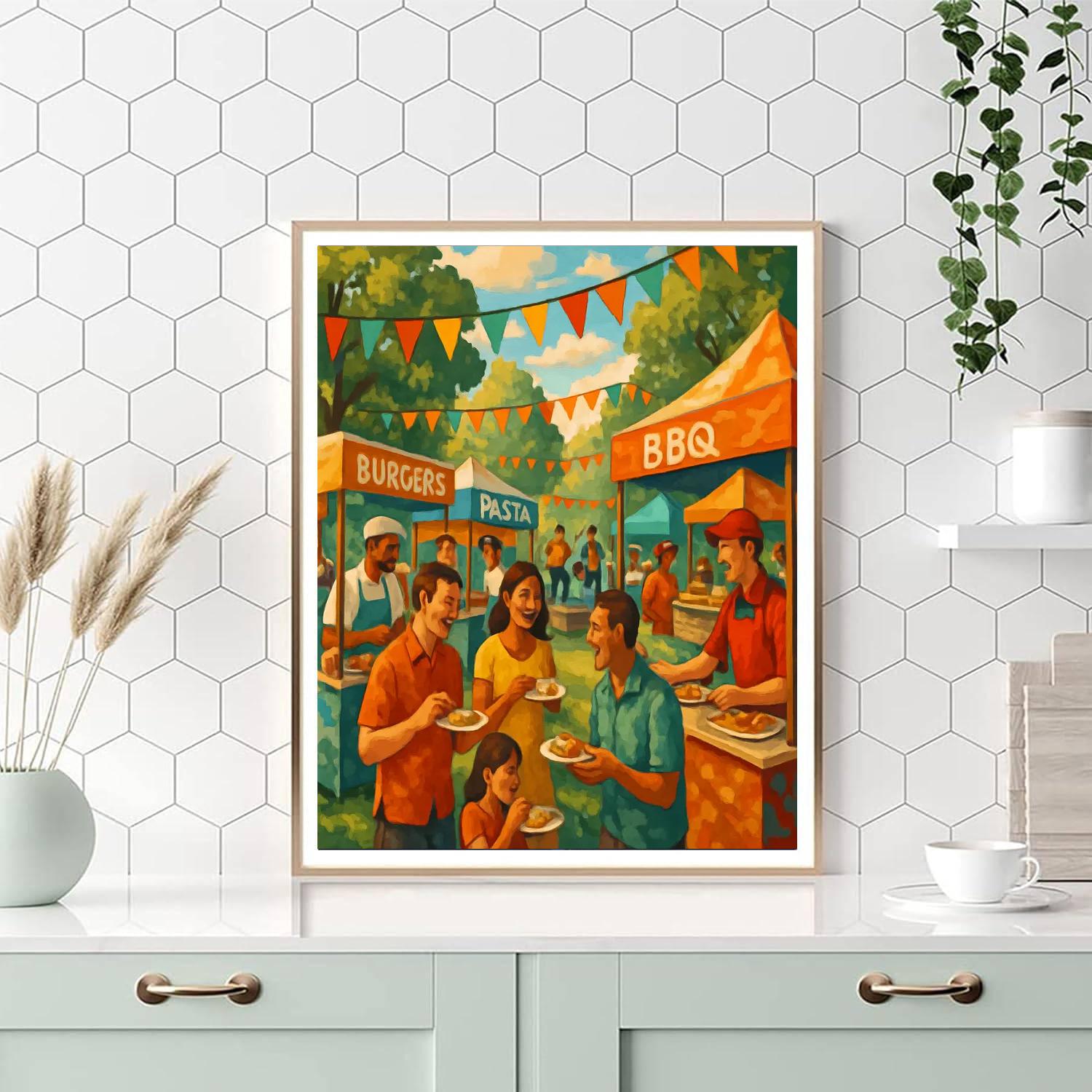 The Taste Of Chicago - Chicago Painting By Numbers Kit