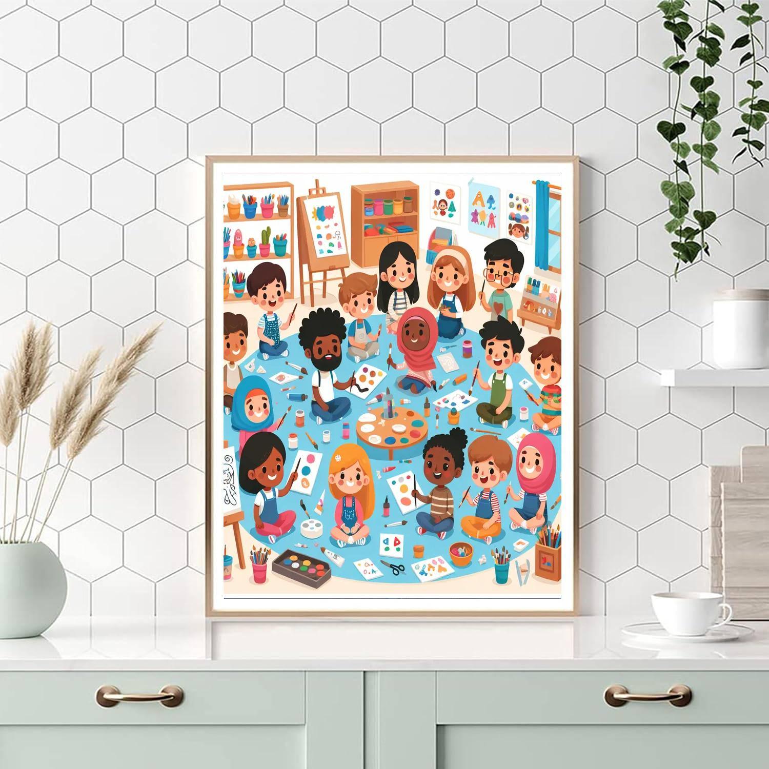 Artistic Imagination Painting Number Kit