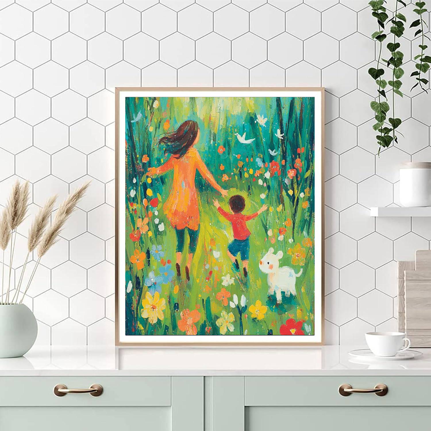Love And Laughter In The Park Paint By Color