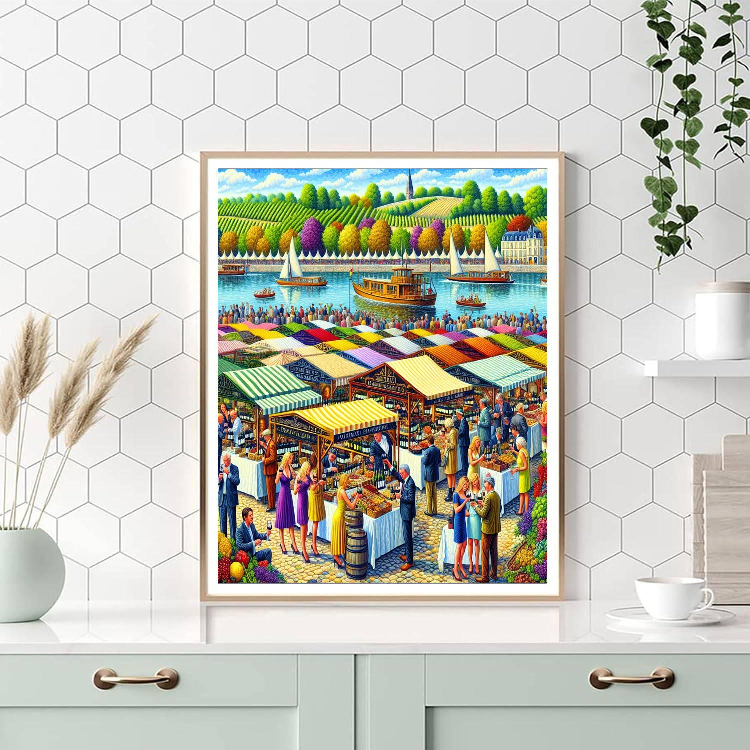 La Fête Des Vins De Bordeaux Paint By Color