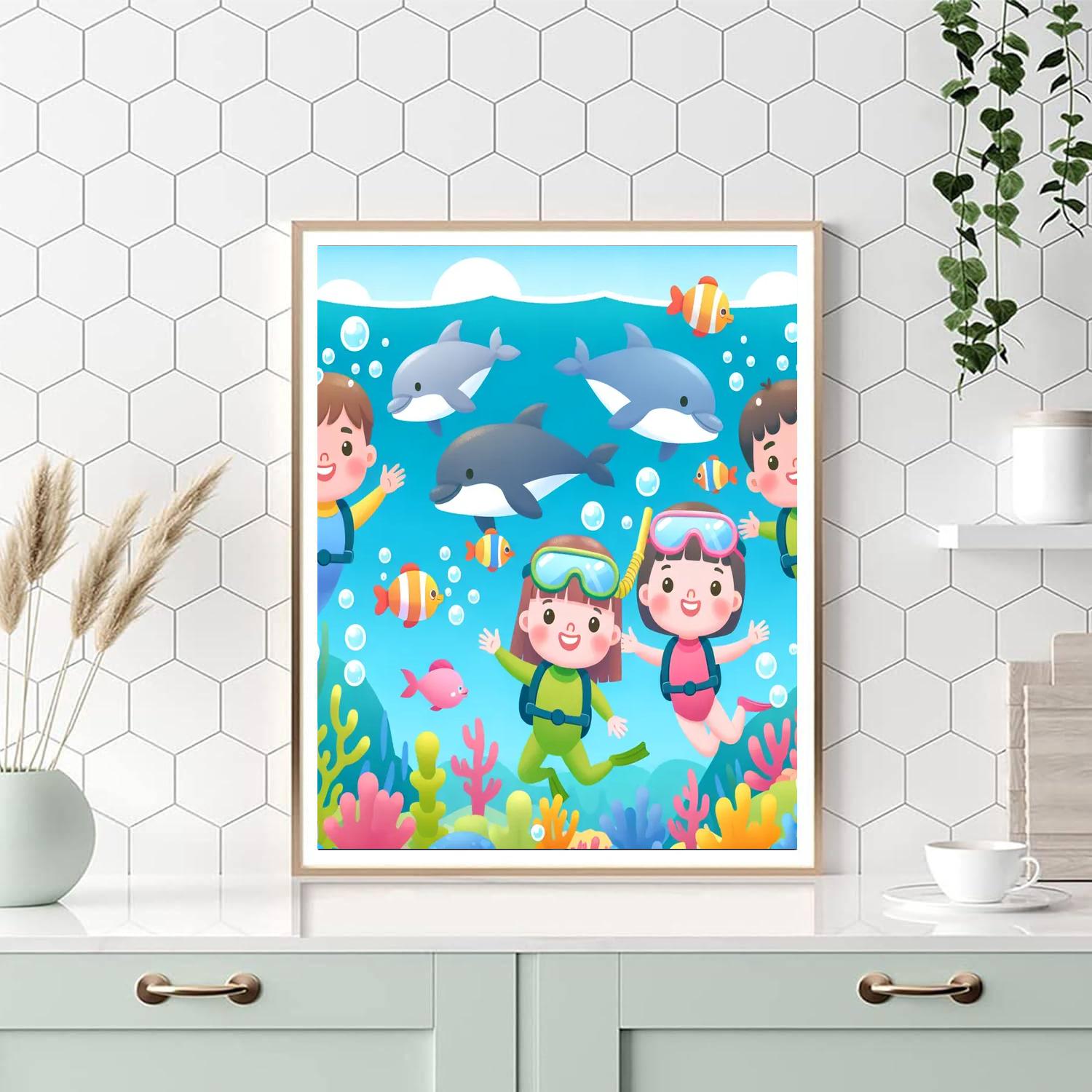 Creative Ocean Explorers Numbered Painting Kits