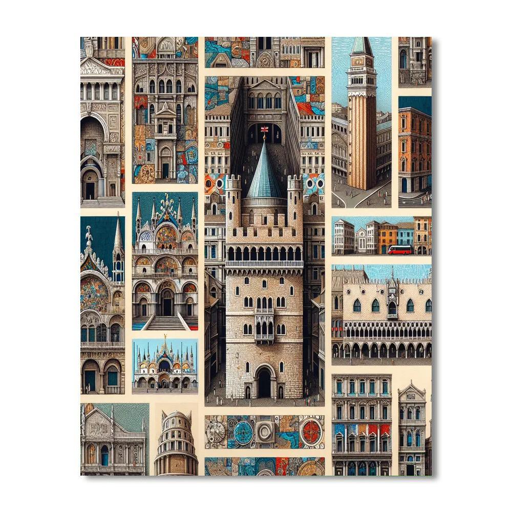 Historical Cities Of The World Number Painting