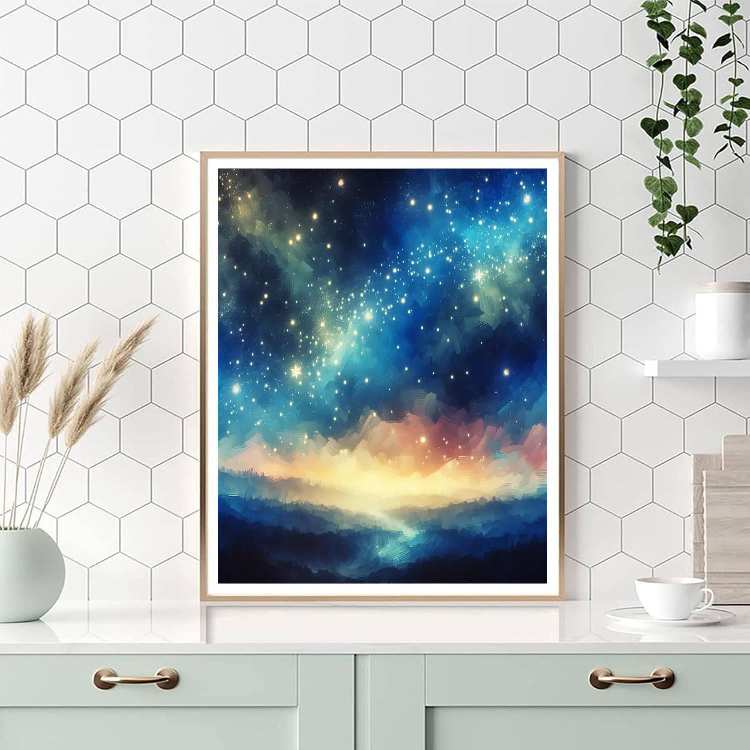 Celestial Festival Of Lights DIY Paint By Numbers