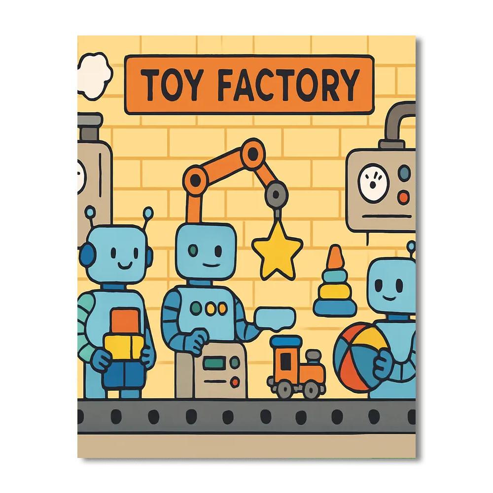 Toy Factory Wonders DIY Paint By Numbers