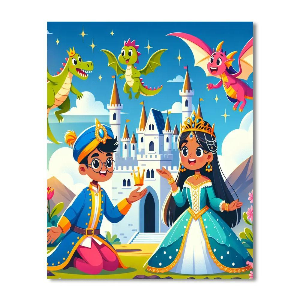 Royal Adventure Quest Painting By Numbers Kit