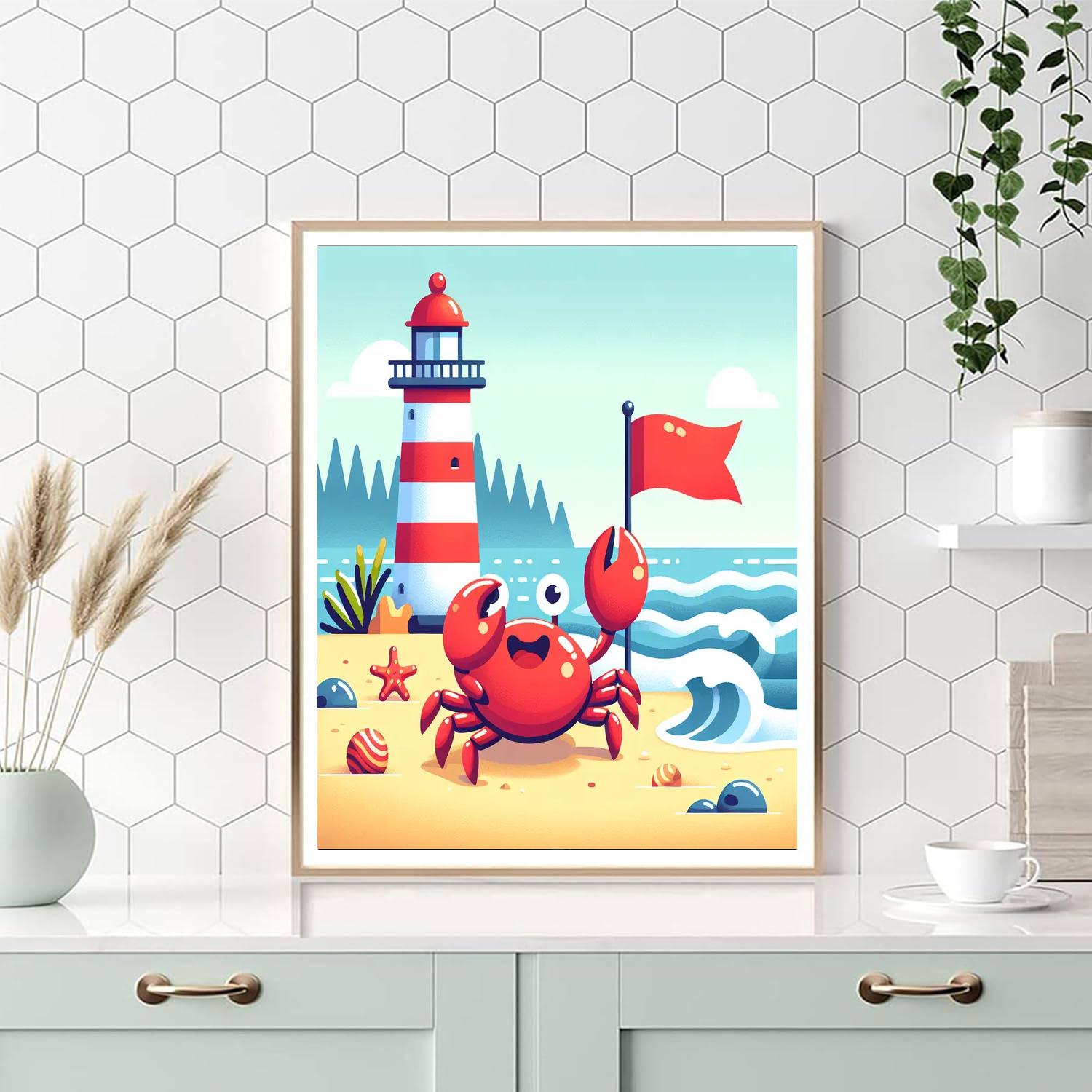 Seaside Escape Adventure Paint By Numbers Art