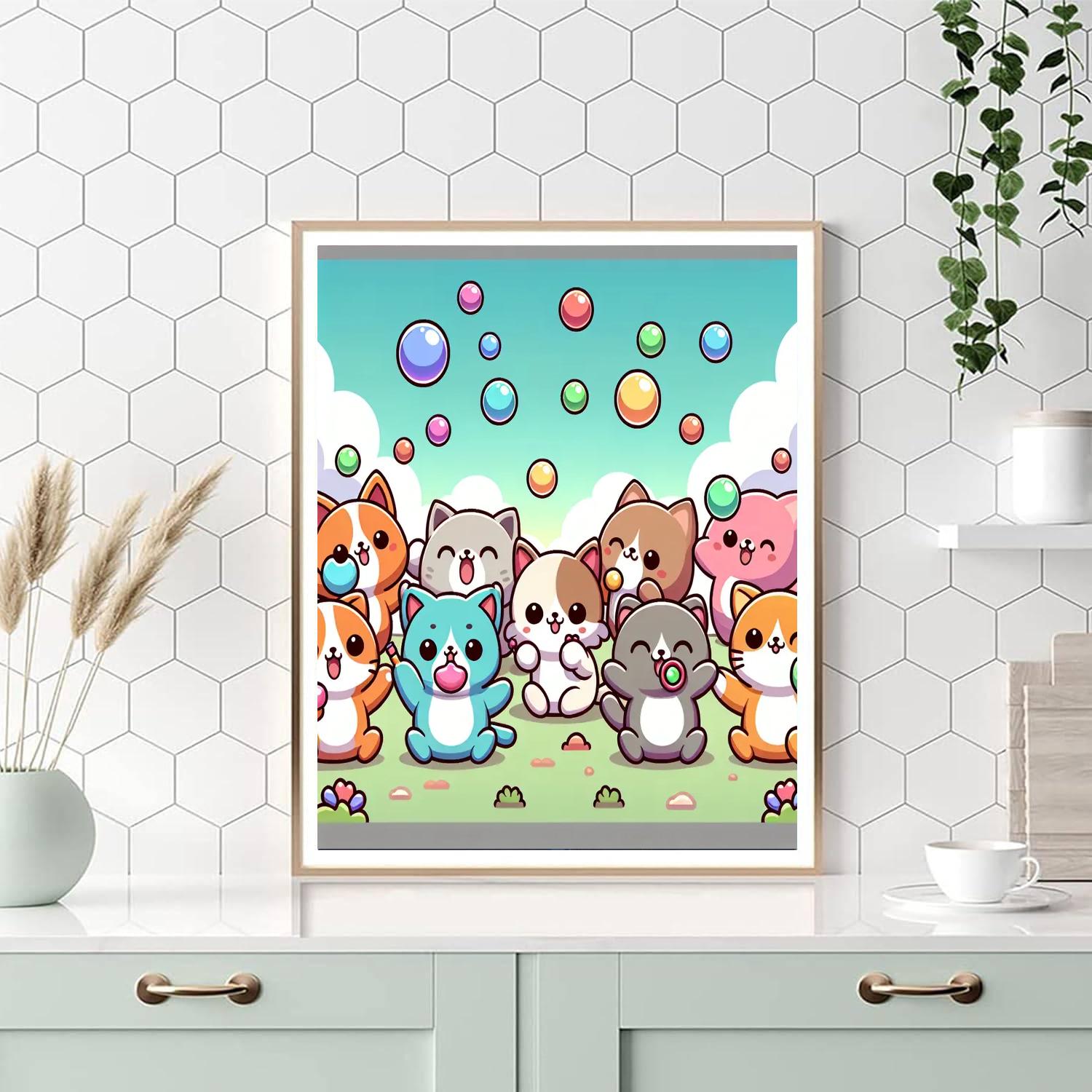 Bubbly Bubble Bonanza Paint By Numbers