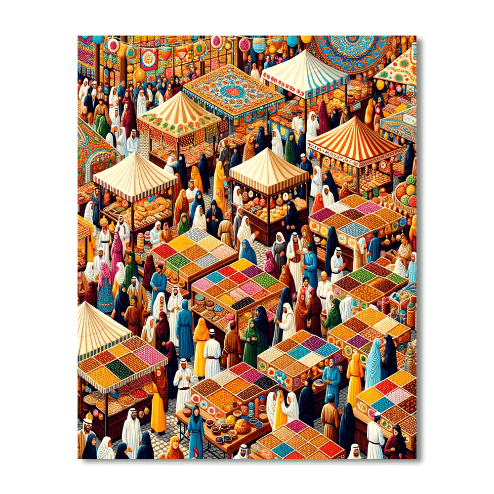 Eid Al-fitr Food Festival - Istanbul, Turkey Number Painting