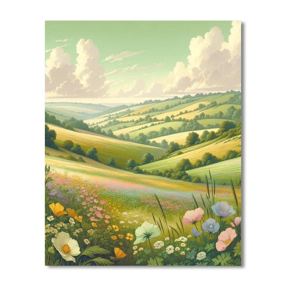 Serene Countryside Bliss Paint By Numbers Kits