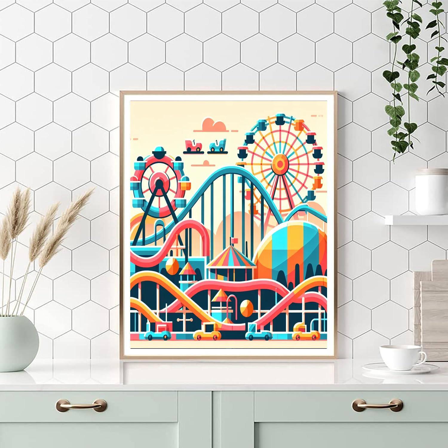 Adventure Park Excursion Numbered Painting Kits