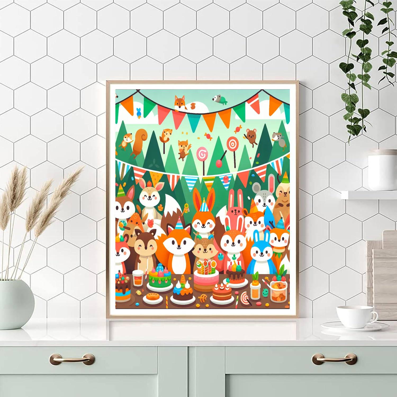 Forest Festival Numbered Painting Kits