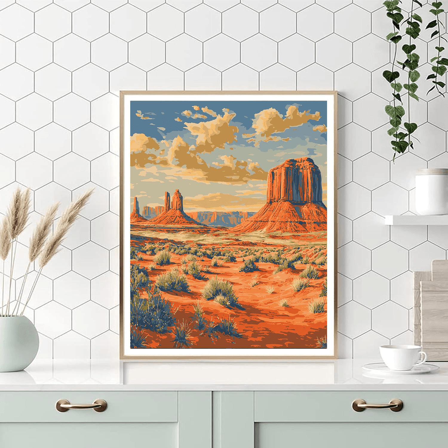 Monument Valley Navajo Tribal Park Paint By Numbers