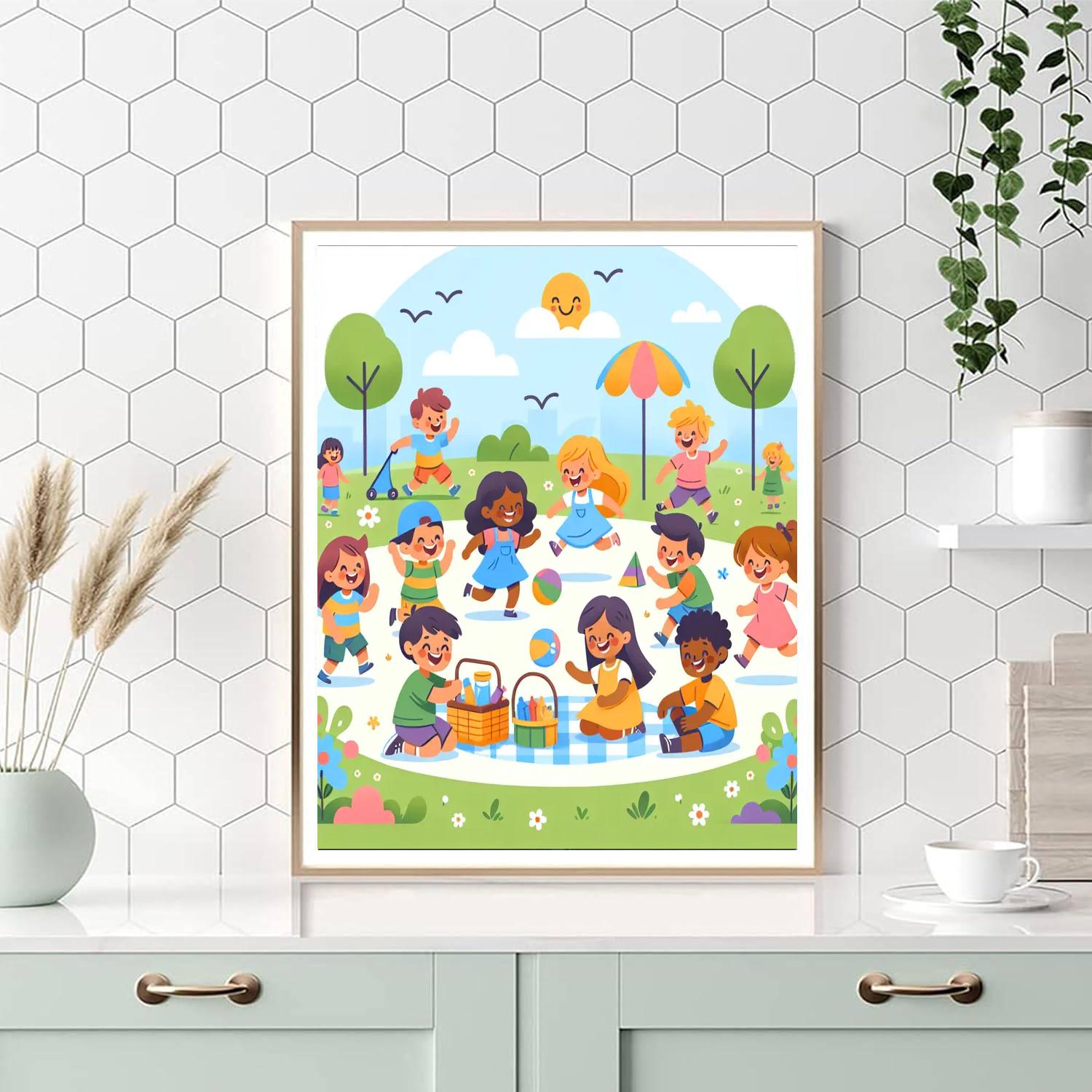 Sunny Day Fun Painting Number Kit