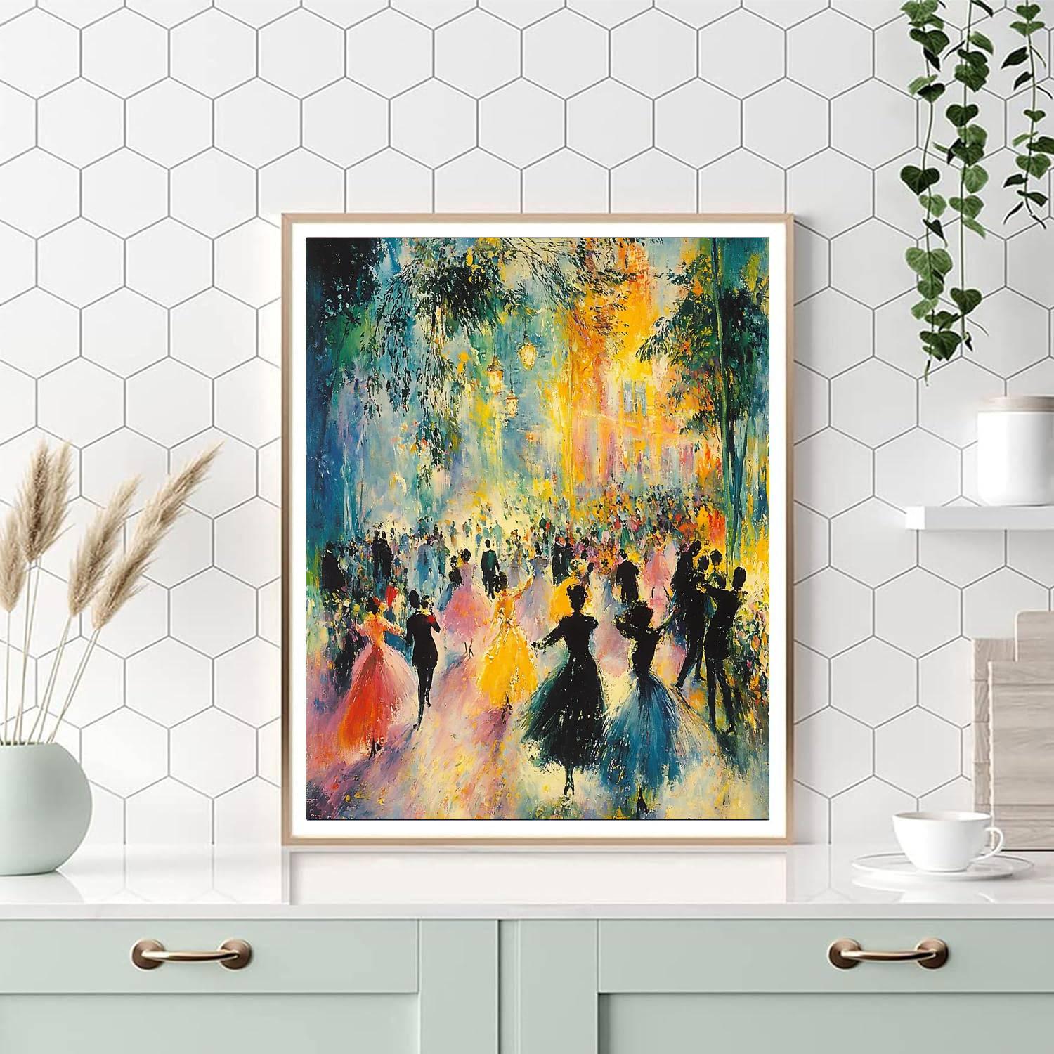 Edgar Degas Inspired Dreaming In Color  DIY Paint By Numbers