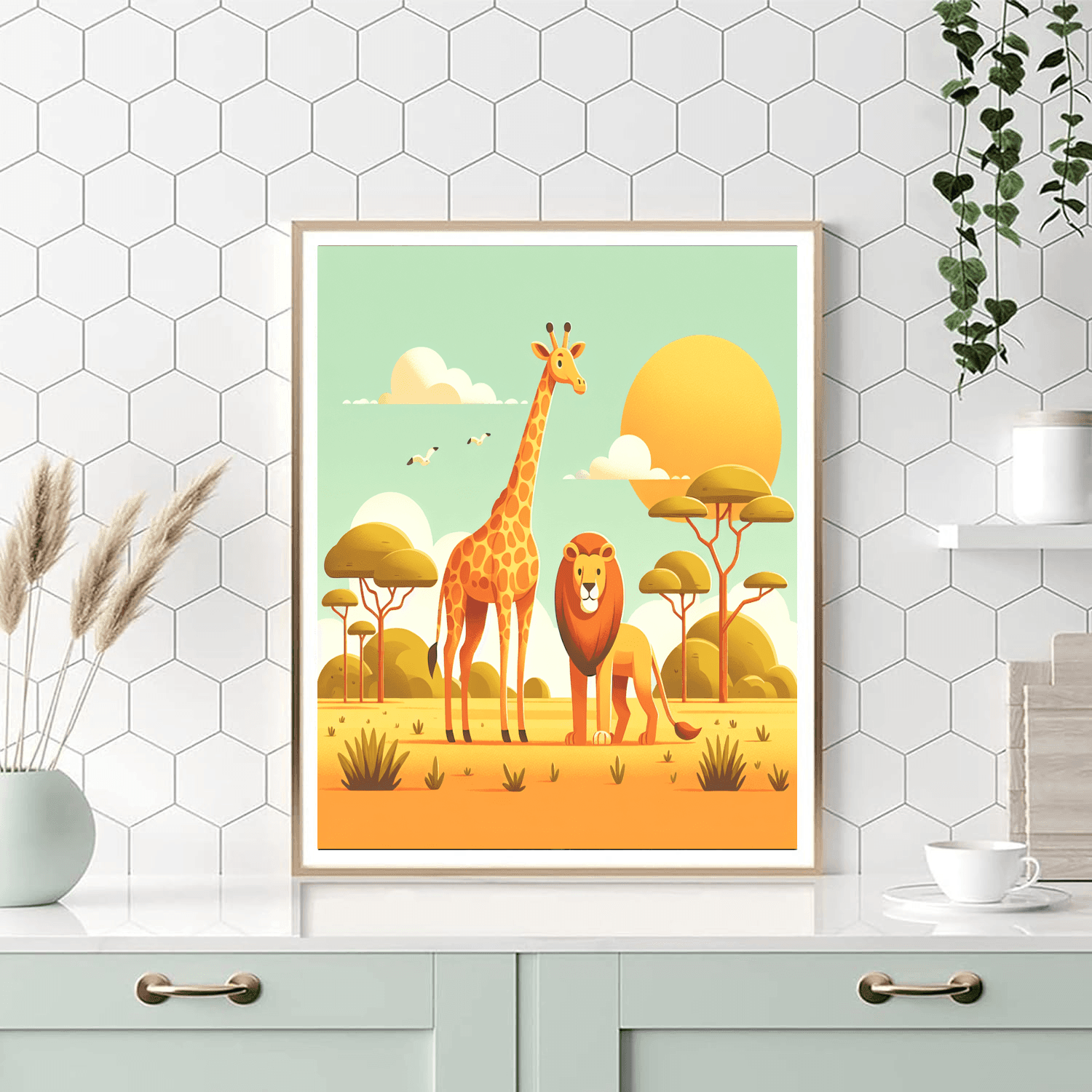 Sunny Savanna Safari DIY Paint By Numbers