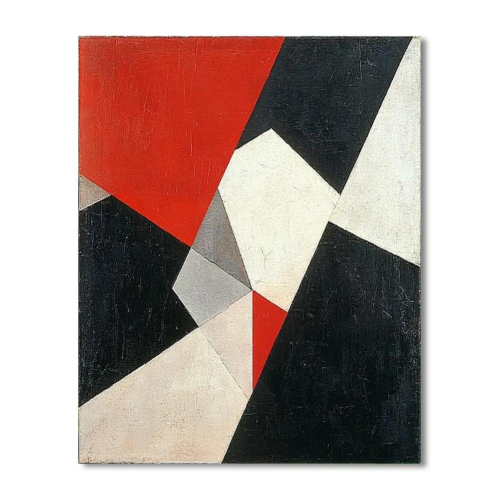 Kazimir Malevich Inspired Cascading Dimensions  Paint By Color