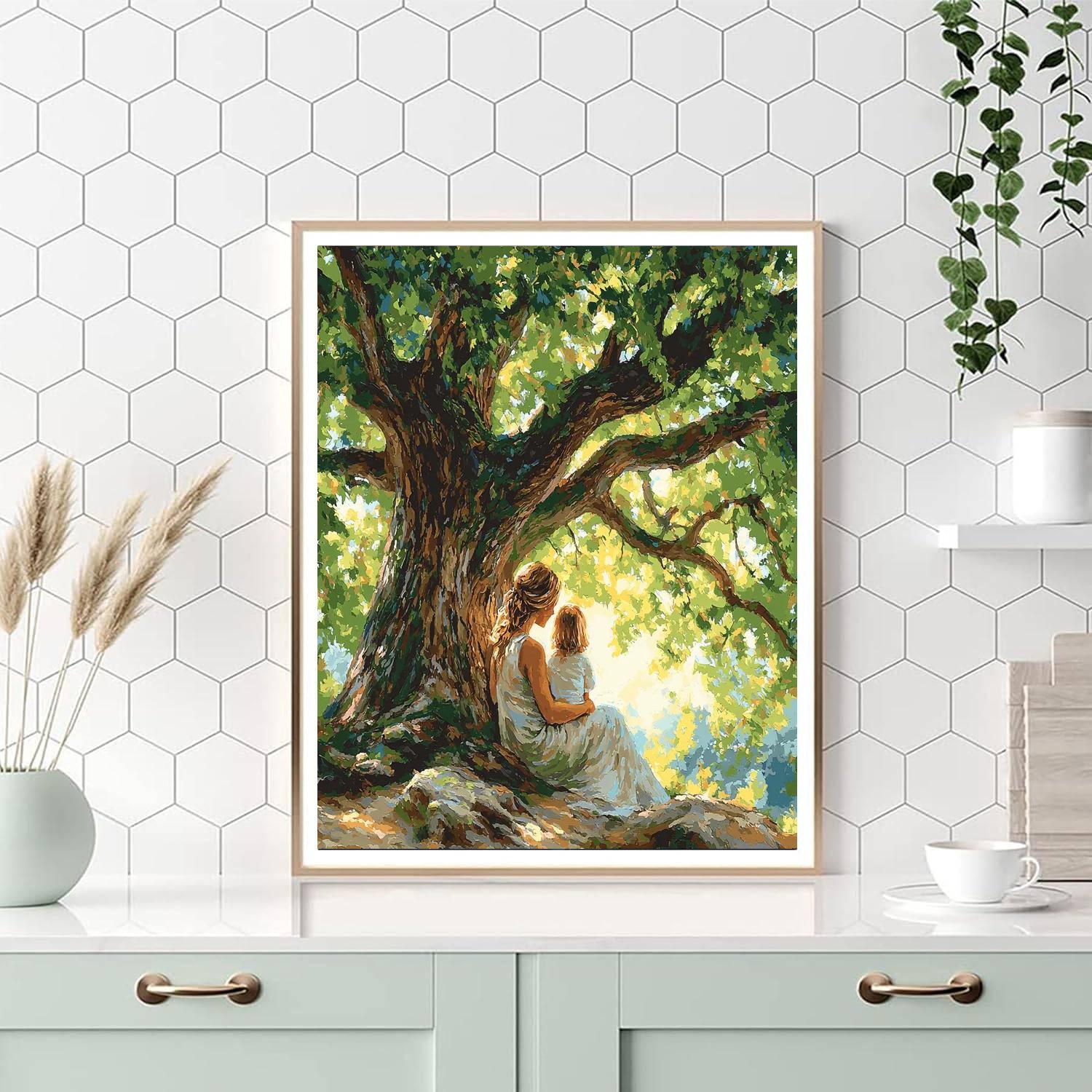 Under The Oak Tree Number Painting