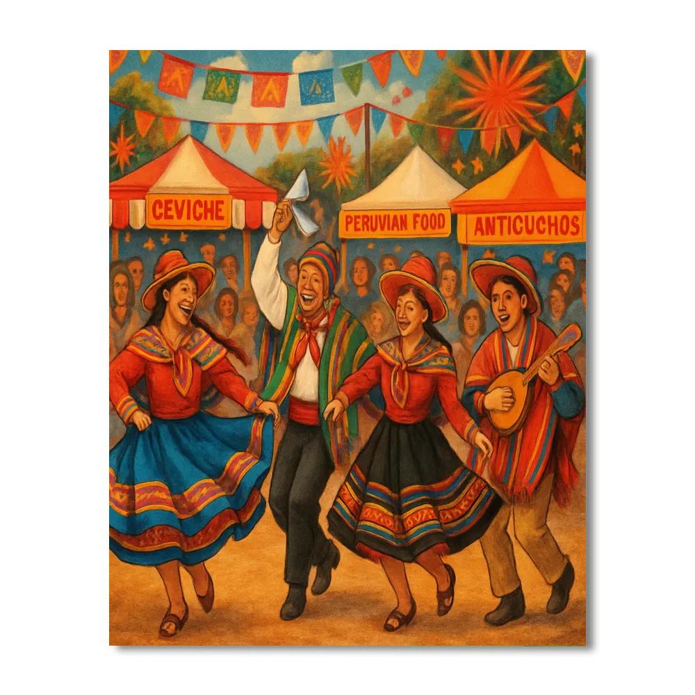 Santana Fest - Peru Painting By Numbers Kit