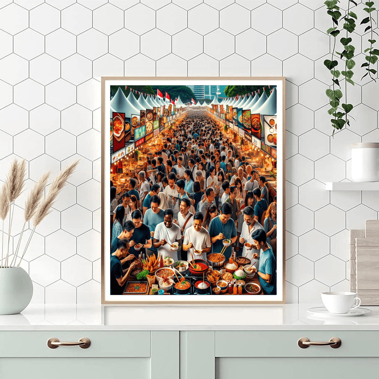 Singapore Food Festival Paint By Numbers